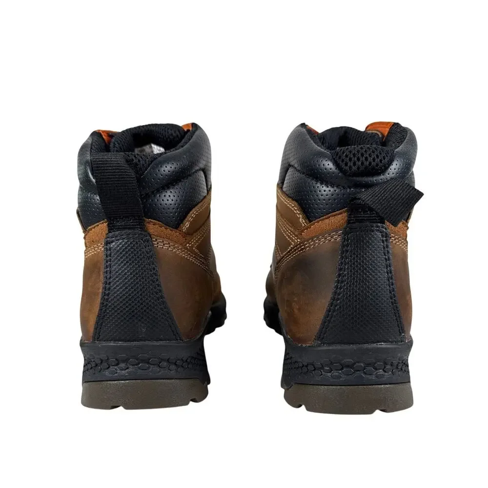 Timberland PRO Titan EV Work Boots Mens‎ 9 M Soft Toe Brown Leather WP Hover